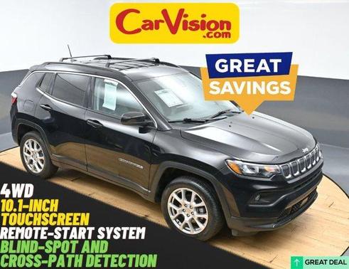 Diamond Black 2022 Jeep Compass Latitude Lux