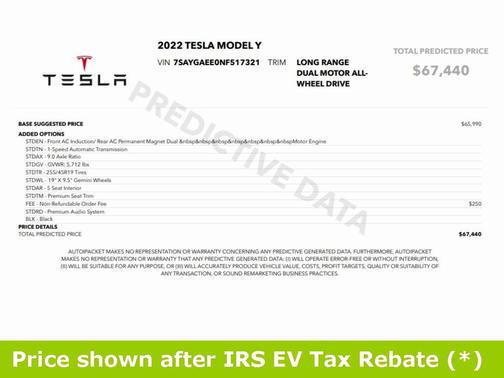 2022 Tesla Model Y Long Range