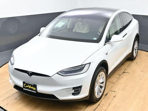 Pearl White Multi 2019 Tesla Model X 100D