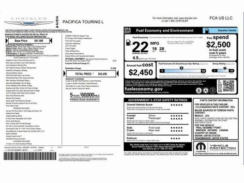 2024 Chrysler Pacifica Touring-L
