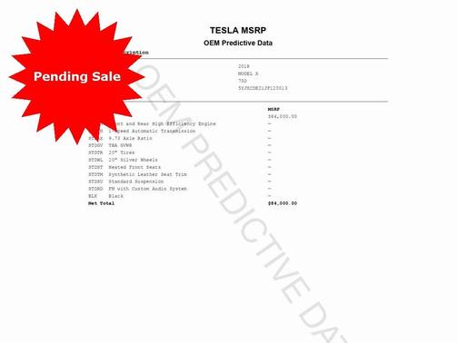 2018 Tesla Model X 75D