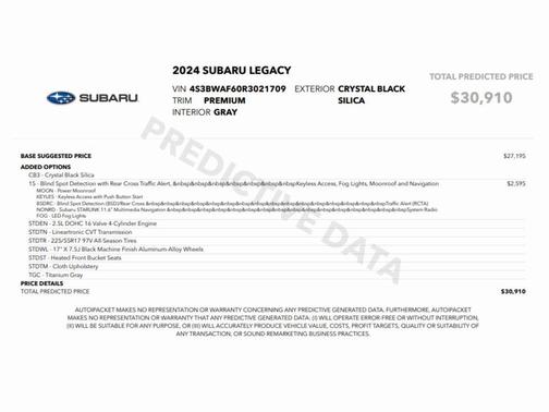 2024 Subaru Legacy Premium