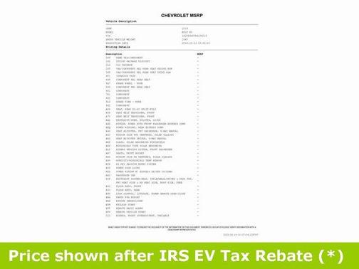 2019 Chevrolet Bolt EV Premier