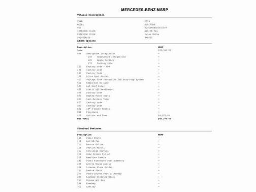 2019 Mercedes-Benz GLA 250 Base 4MATIC