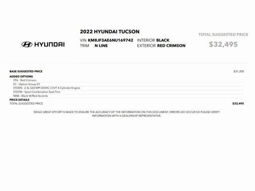 2022 Hyundai TUCSON N Line
