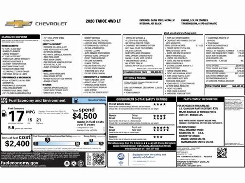2020 Chevrolet Tahoe LT