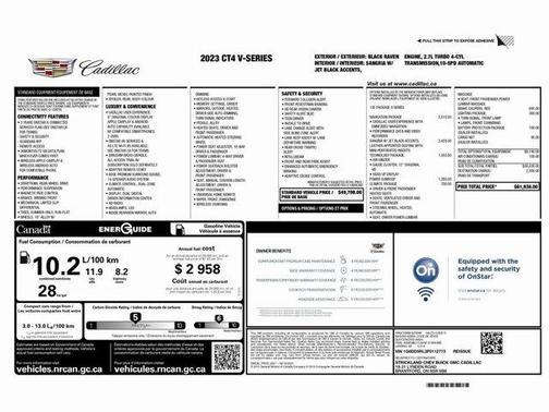 2023 Cadillac CT4-V V-Series