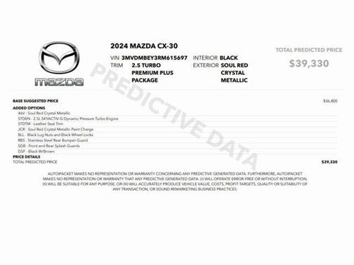 2024 Mazda CX-30 2.5 Turbo Premium Plus Package