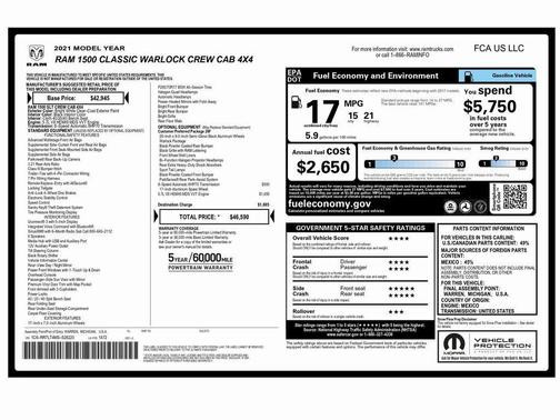 2021 RAM 1500 Classic SLT