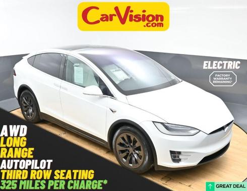 White 2019 Tesla Model X Long Range