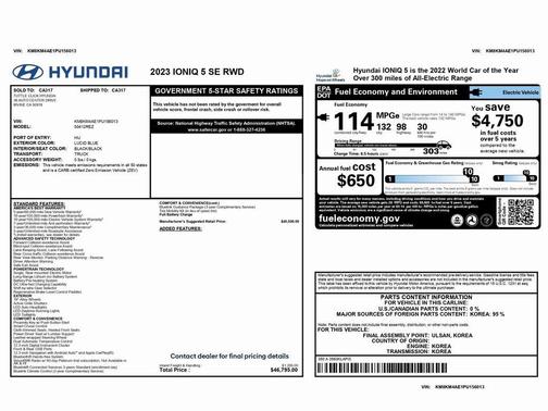 2023 Hyundai IONIQ 5 SE