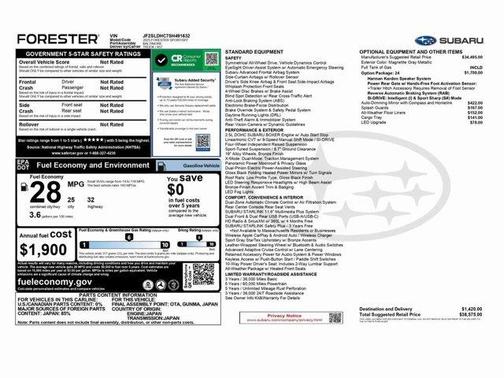 2025 Subaru Forester Sport