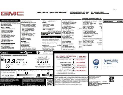 Black 2024 GMC Sierra 1500 Pro