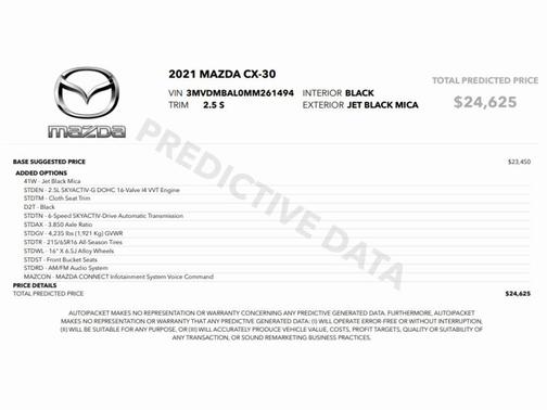 2021 Mazda CX-30 2.5 S