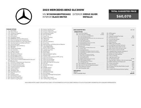 Silver 2023 Mercedes-Benz GLC 300 Base