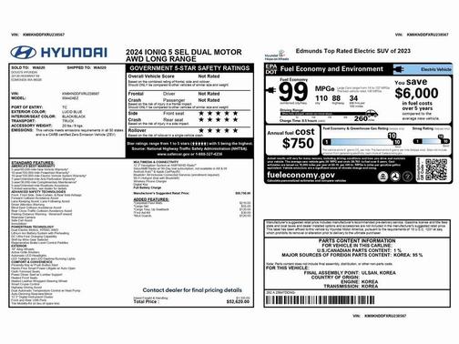 2024 Hyundai IONIQ 5 SEL