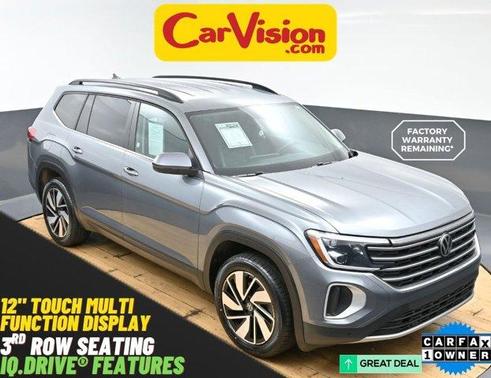 Platinum Gray Metallic 2025 Volkswagen Atlas 2.0T SE w/Technology