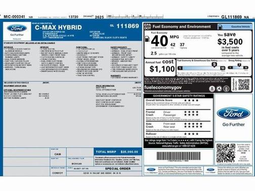 2016 Ford C-Max Hybrid SE
