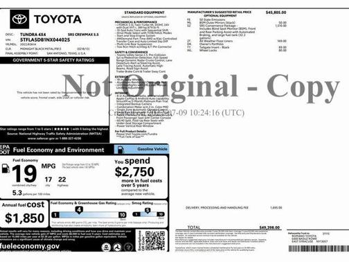 2022 Toyota Tundra SR5