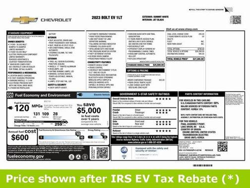 2023 Chevrolet Bolt EV 1LT