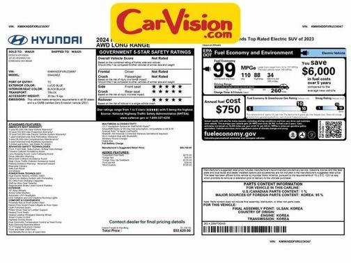 Blue 2024 Hyundai IONIQ 5 SEL