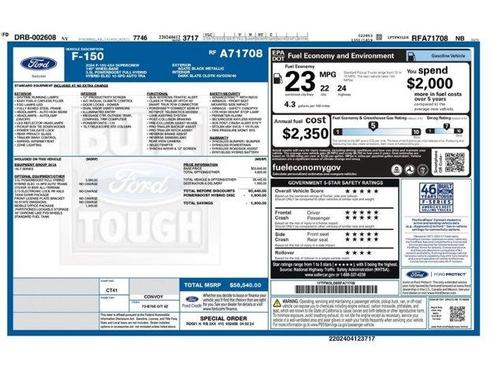 Black Metallic 2024 Ford F-150 XLT