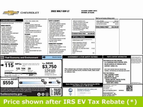2022 Chevrolet Bolt EUV LT