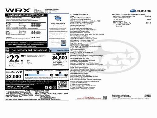 2023 Subaru WRX Base