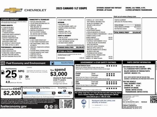 2023 Chevrolet Camaro 1LT