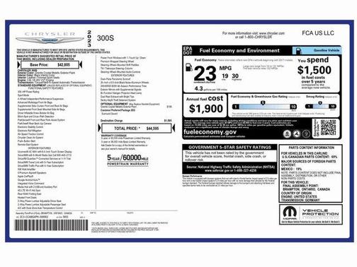 2023 Chrysler 300 S