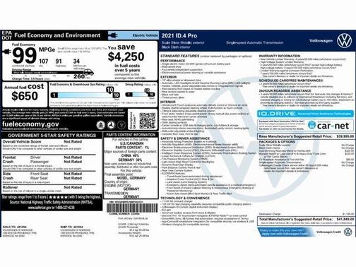 2021 Volkswagen ID.4 Pro
