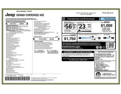 Metallic 2024 Jeep Grand Cherokee 4xe Base