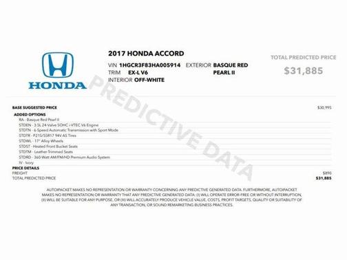 2017 Honda Accord EX-L