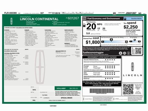 2018 Lincoln Continental Select