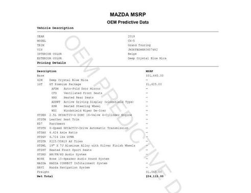 2019 Mazda CX-5 Grand Touring