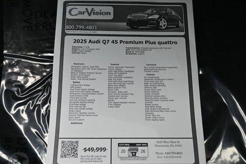 2025 Audi Q7 45 Premium Plus