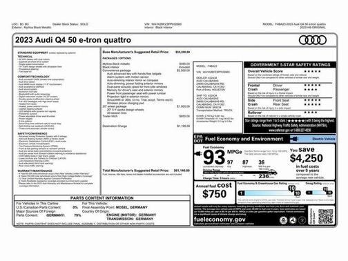 2023 Audi Q4 e-tron 50 Premium