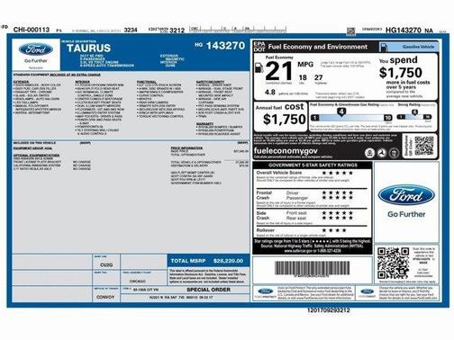 2017 Ford Taurus SE