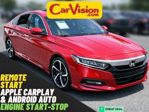 Red 2019 Honda Accord Sport