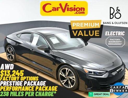 Mythos Black Metallic 2023 Audi e-tron GT Prestige