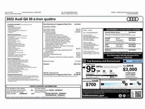 2022 Audi Q4 e-tron 50 Premium
