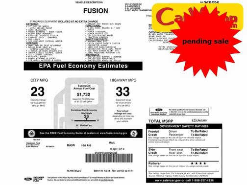 2011 Ford Fusion SE