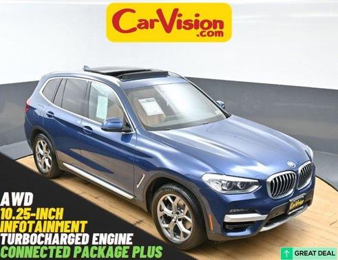Blue 2021 BMW X3 xDrive30i