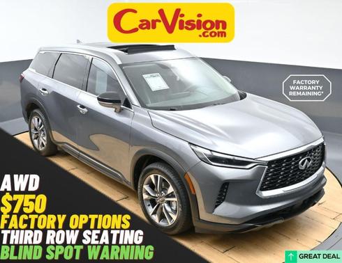 Gray 2024 INFINITI QX60 Luxe