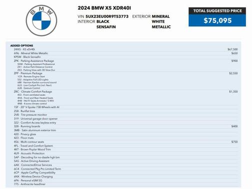 2024 BMW X5 xDrive40i