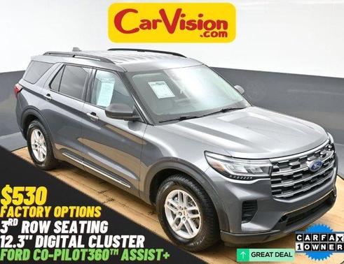 Gray Metallic 2025 Ford Explorer Active