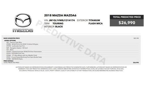 Titanium Flash Mica 2018 Mazda Mazda6 Touring