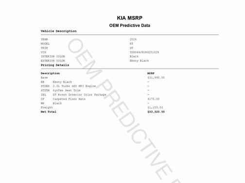 2024 Kia K5 GT