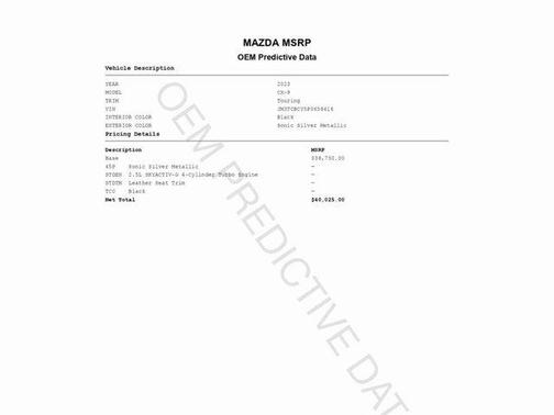 2023 Mazda CX-9 Touring