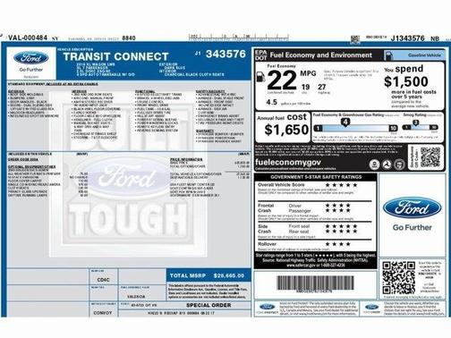 2018 Ford Transit Connect XL